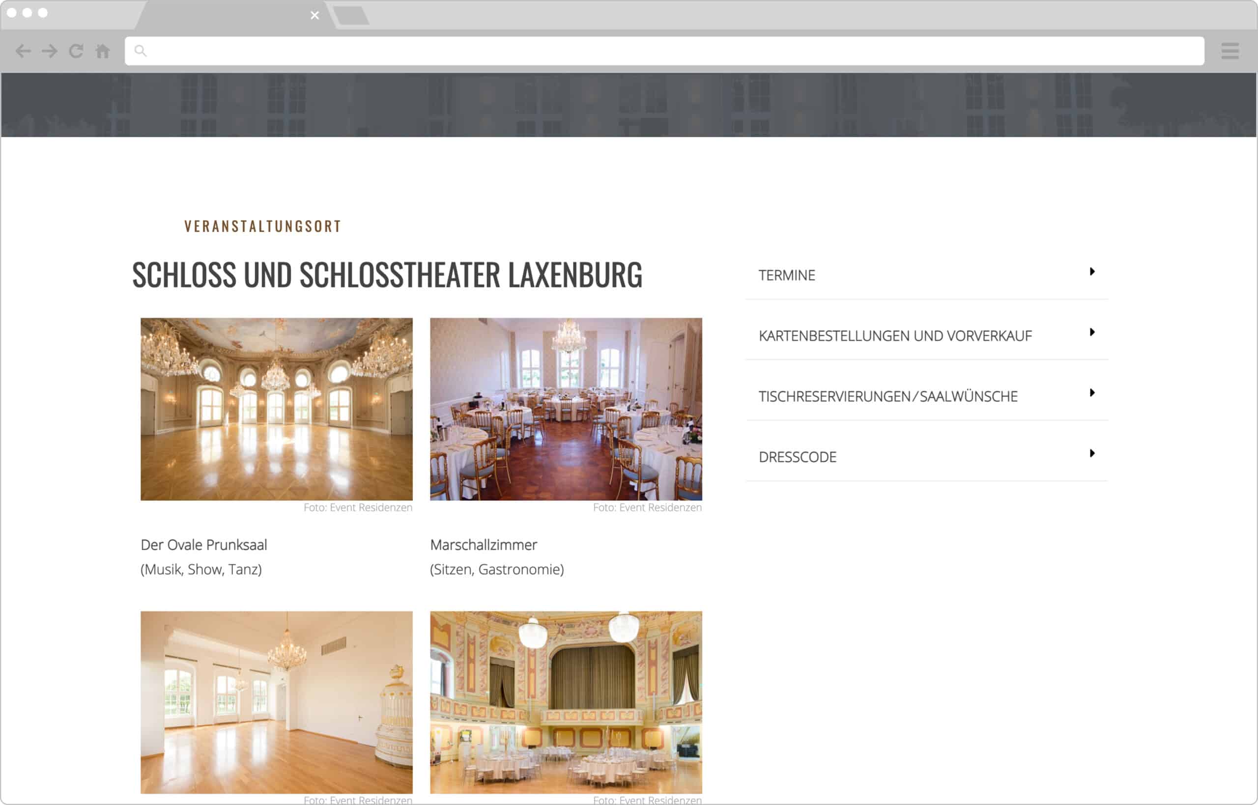 Website Relaunch Sommerball